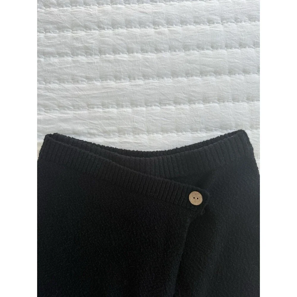 Free People Black Knit Skort Shorts